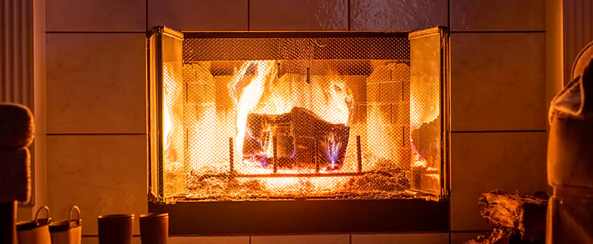 Mendota Hearth Landscape Fireplace Installation in St. Charles, Missouri