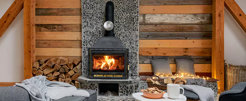 Thelin Hearth Products Direct Vent Gas Stove Fireplace Inspection in St. Charles, Missouri